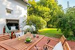 Garten - Ferienwohnung Majorshof Hummer Büsum - Top-Hundeurlaub