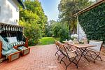 Terrasse - Ferienwohnung Majorshof Hummer Büsum - Top-Hundeurlaub
