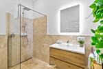 Badezimmer - Ferienwohnung Majorshof Auster Büsum - Top-Hundeurlaub