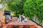Terrasse - Ferienwohnung Majorshof Auster Büsum - Top-Hundeurlaub