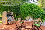 Terrasse - Ferienwohnung Majorshof Auster Büsum - Top-Hundeurlaub