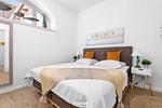 Schlafzimmer - Ferienwohnung Majorshof Auster Büsum - Top-Hundeurlaub