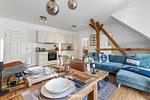 Küche / Küchenzeile - Ferienwohnung Majorshof Krabbe Büsum - Top-Hundeurlaub