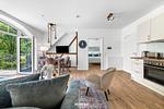 Wohnzimmer - Ferienwohnung Majorshof Krabbe Büsum - Top-Hundeurlaub