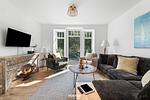 Wohnzimmer - Ferienwohnung Majorshof Flunder Büsum - Top-Hundeurlaub