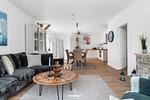 Wohnzimmer - Ferienwohnung Majorshof Flunder Büsum - Top-Hundeurlaub
