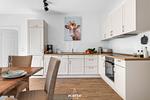 Küche / Küchenzeile - Ferienwohnung Majorshof Flunder Büsum - Top-Hundeurlaub
