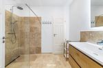 Badezimmer - Ferienwohnung Majorshof Flunder Büsum - Top-Hundeurlaub