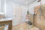Badezimmer - Ferienwohnung Majorshof Flunder Büsum - Top-Hundeurlaub