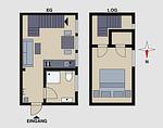 Grundriss - 105 - Wohnung Wattenmeer - Top-Hundeurlaub