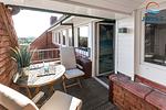 Balkon - 108 - Wohnung Meeresrauschen - Top-Hundeurlaub