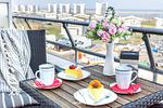 Balkon - Ferienwohnung Marina Apartment 9403 in Marina Wendtorf - Top-Hundeurlaub