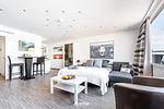 Wohnzimmer - Ferienwohnung Marina Apartment 9403 in Marina Wendtorf - Top-Hundeurlaub