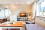 Wohnzimmer - Sylt Homes Auster 3 - Top-Hundeurlaub