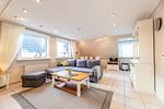 Wohnzimmer - Sylt Homes Auster 3 - Top-Hundeurlaub