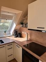 Küche / Küchenzeile - Maisonette Ferienwohnung "Barke App. 26" mit seitlichem Meerblick in Scharbeutz - Top-Hundeurlaub