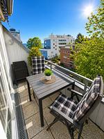 Balkon - Maisonette Ferienwohnung "Barke App. 26" mit seitlichem Meerblick in Scharbeutz - Top-Hundeurlaub