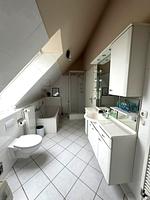 Badezimmer - Maisonette Ferienwohnung "Barke App. 26" mit seitlichem Meerblick in Scharbeutz - Top-Hundeurlaub