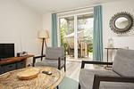 Wohnzimmer - FeWo Steilküste mit Terrasse - Top-Hundeurlaub
