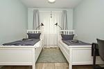 Schlafzimmer - FeWo Steilküste mit Terrasse - Top-Hundeurlaub