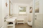 Badezimmer - FeWo Steilküste mit Terrasse - Top-Hundeurlaub