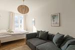 Schlafzimmer - Beach Loft Stein - Top-Hundeurlaub