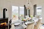 Wohnzimmer - Ferienhaus Skipper Galerie Olpenitz - Top-Hundeurlaub
