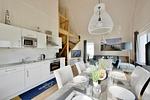 Wohnzimmer - Ferienhaus Skipper Galerie Olpenitz - Top-Hundeurlaub