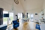 Wohnzimmer - Ferienhaus Skipper Galerie Olpenitz - Top-Hundeurlaub