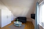 Schlafzimmer - Ferienhaus Skipper Galerie Olpenitz - Top-Hundeurlaub