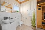 Badezimmer - Ferienhaus Dannig Deern Olpenitz - Top-Hundeurlaub