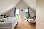 Schlafzimmer - Ferienhaus Dannig Deern Olpenitz - Top-Hundeurlaub