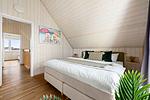 Schlafzimmer - Ferienhaus Dannig Deern Olpenitz - Top-Hundeurlaub