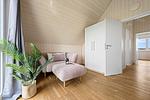 Schlafzimmer - Ferienhaus Dannig Deern Olpenitz - Top-Hundeurlaub