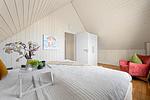 Schlafzimmer - Ferienhaus Dannig Deern Olpenitz - Top-Hundeurlaub