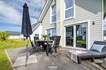 Terrasse - Ferienhaus Dannig Deern Olpenitz - Top-Hundeurlaub