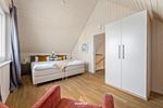 Schlafzimmer - Ferienhaus Dannig Deern Olpenitz - Top-Hundeurlaub