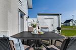 Terrasse - Ferienhaus Skippers Home Olpenitz - Top-Hundeurlaub