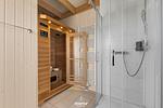 Sauna - Ferienhaus Skippers Home Olpenitz - Top-Hundeurlaub