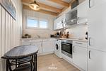 Küche / Küchenzeile - Ferienhaus Skippers Home Olpenitz - Top-Hundeurlaub
