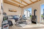Kamin-/Ofen - Ferienhaus Skippers Home Olpenitz - Top-Hundeurlaub