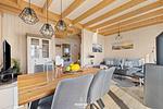 Wohnzimmer - Ferienhaus Skippers Home Olpenitz - Top-Hundeurlaub