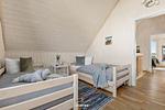 Schlafzimmer - Ferienhaus Skippers Home Olpenitz - Top-Hundeurlaub
