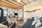 Wohnzimmer - Ferienhaus Trolljenta Olpenitz - Top-Hundeurlaub