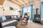 Wohnzimmer - Ferienhaus Trolljenta Olpenitz - Top-Hundeurlaub