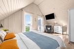 Schlafzimmer - Ferienhaus Trolljenta Olpenitz - Top-Hundeurlaub