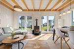Wohnzimmer - Ferienhaus Skipper-Auszeit Olpenitz - Top-Hundeurlaub