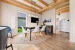 Wohnzimmer - Ferienhaus Skipper-Auszeit Olpenitz - Top-Hundeurlaub