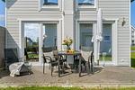Terrasse - Ferienhaus Skipper-Auszeit Olpenitz - Top-Hundeurlaub