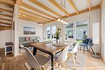 Wohnzimmer - Ferienhaus Skipper-Auszeit Olpenitz - Top-Hundeurlaub